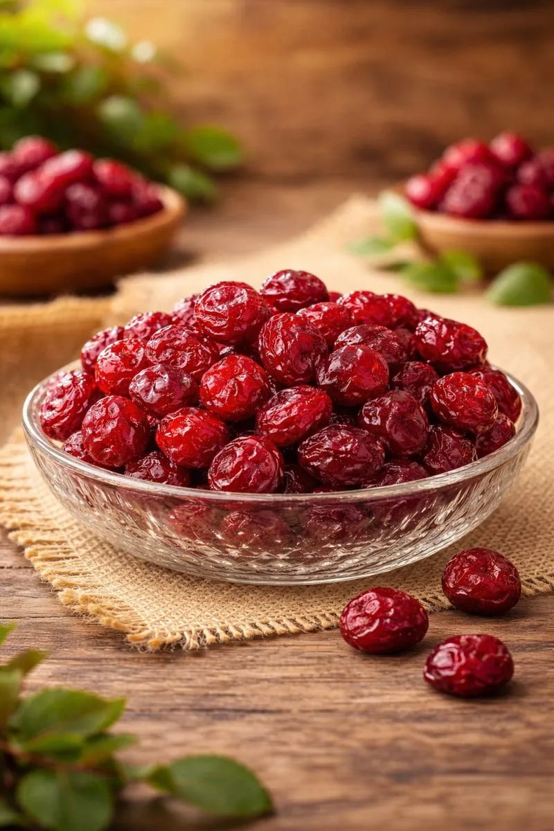 Sun-Dried Cherries Without Seeds