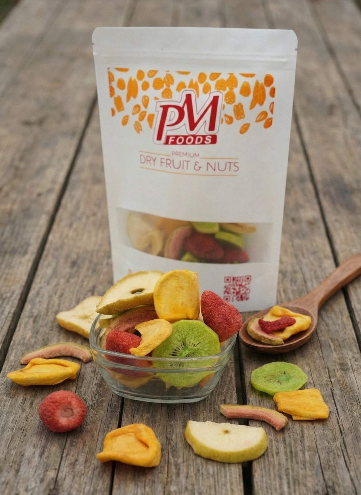 Premium Dehydrated Mixed Fruits-(Dry & Crisp)